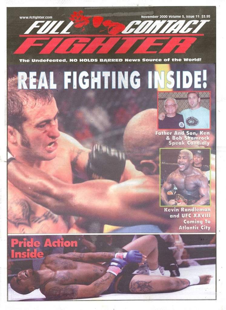 11/00 Full Contact Fighter Newspaper